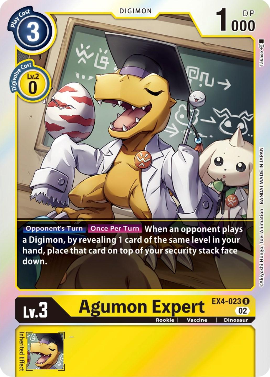 Agumon Expert [Foil] #EX4-023