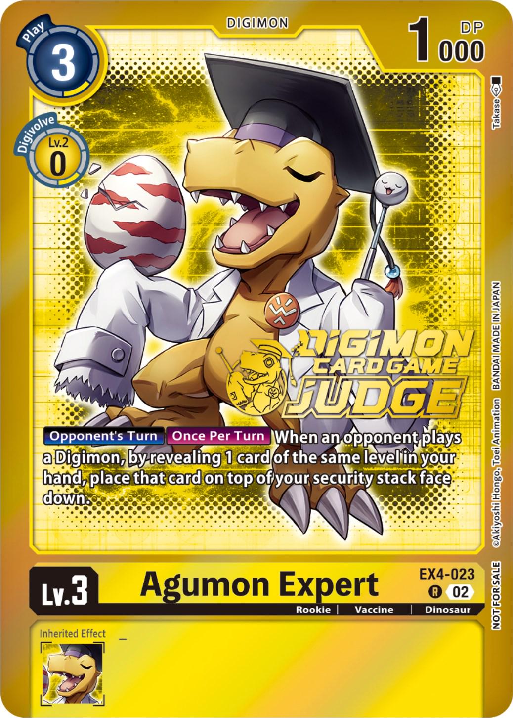 Agumon Expert [Judge Pack Foil] #EX4-023