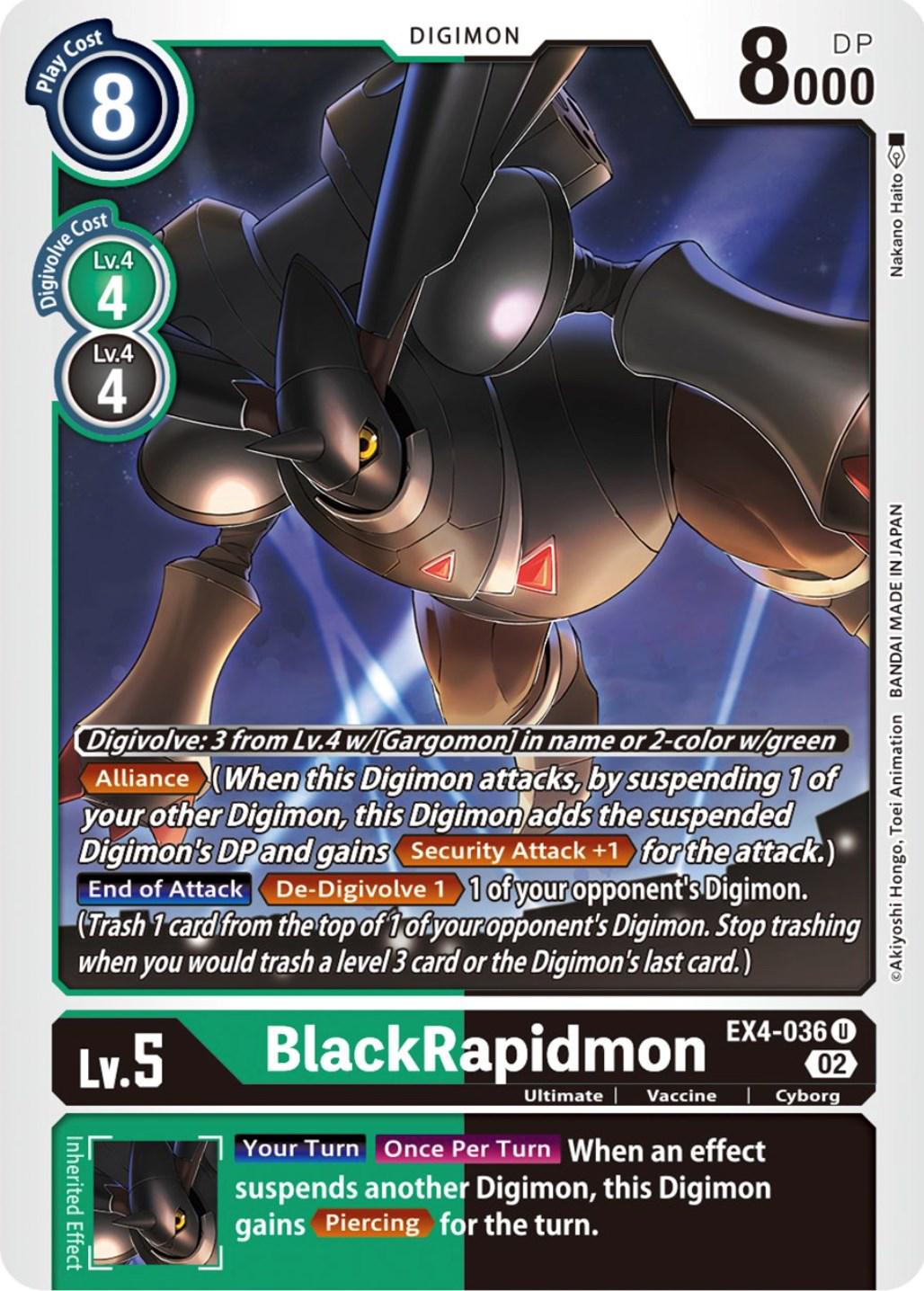 BlackRapidmon #EX4-036