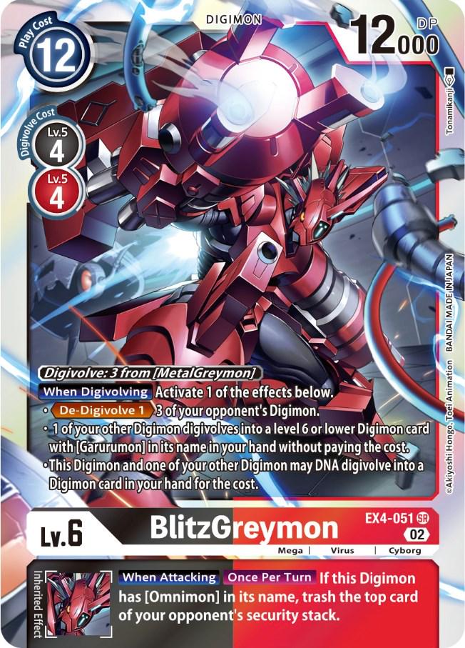 BlitzGreymon [Foil] #EX4-051