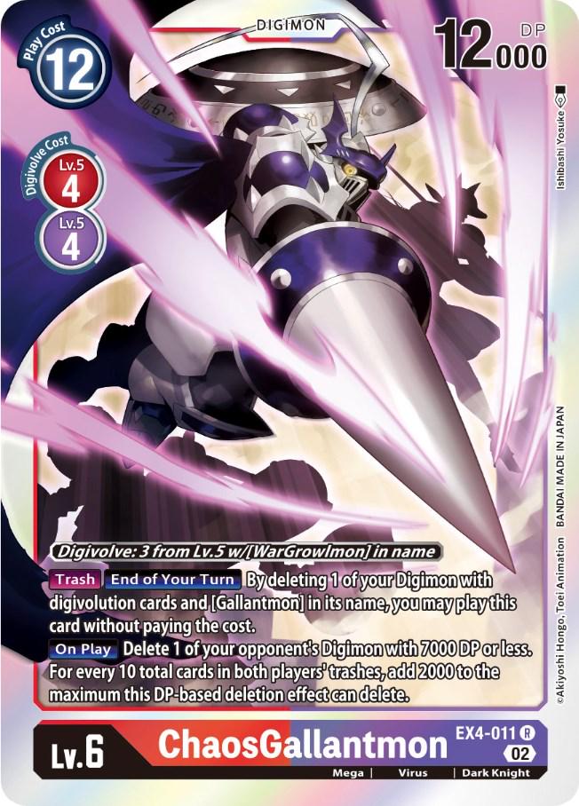 ChaosGallantmon [Foil] #EX4-011
