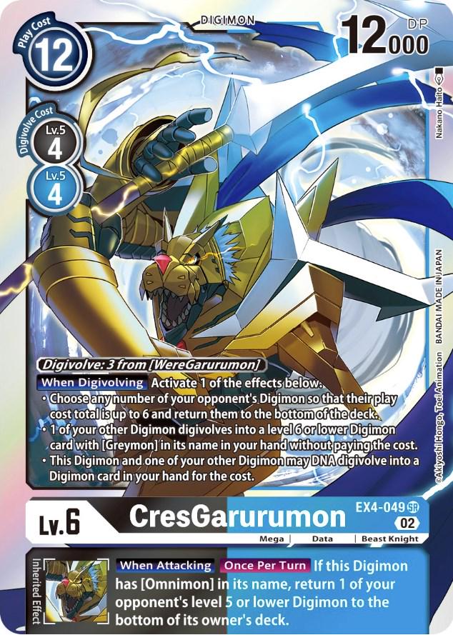 CresGarurumon [Foil] #EX4-049
