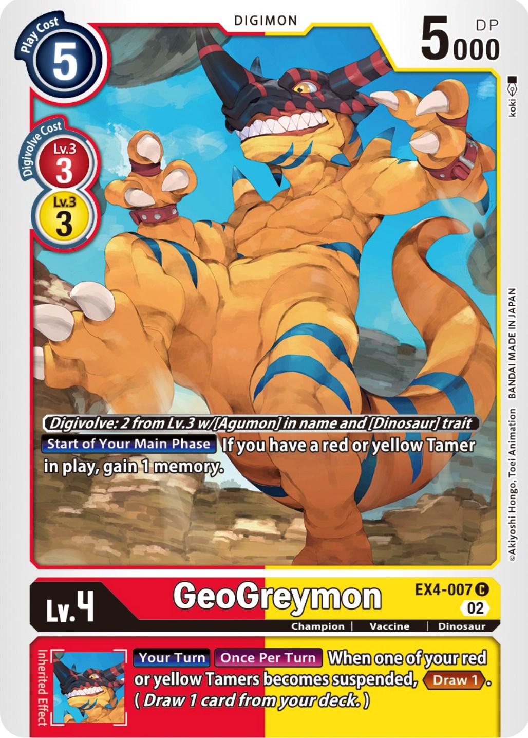 GeoGreymon #EX4-007