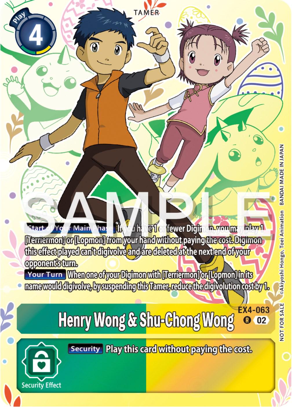 Henry Wong & Shu-Chong Wong [Spring Break Event Foil] #EX4-063
