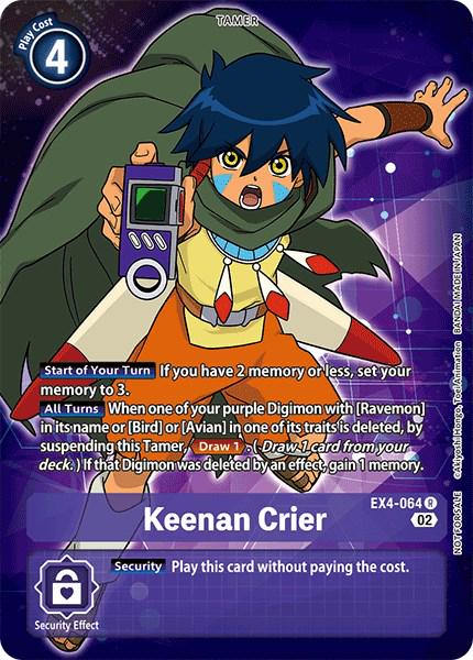 Keenan Crier [Alternate Art Foil] #EX4-064