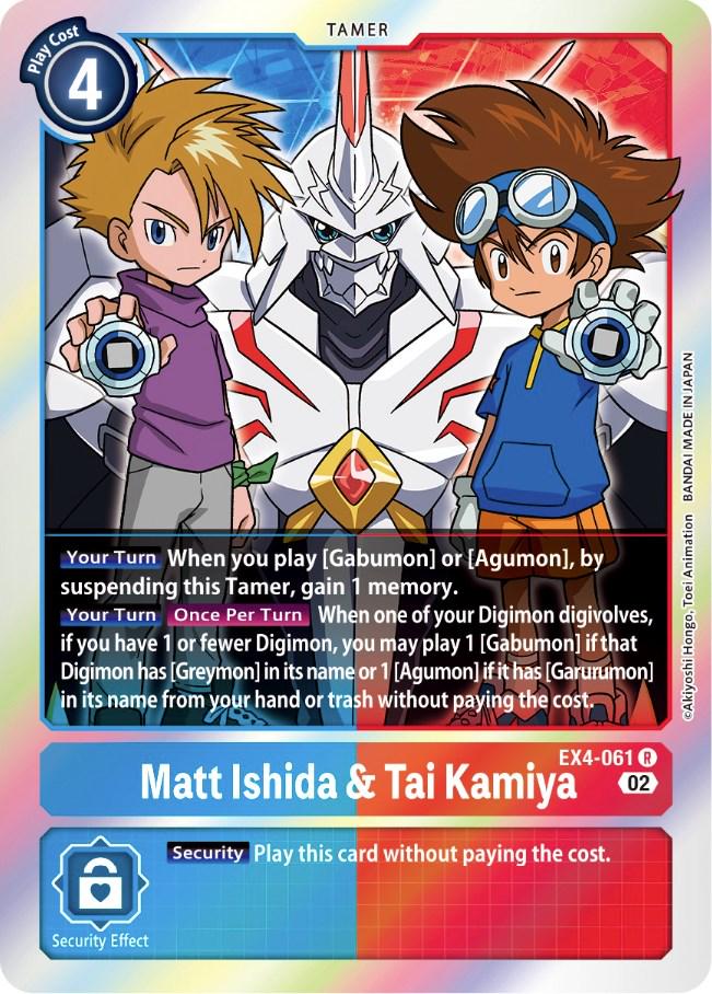 Matt Ishida & Tai Kamiya [Foil] #EX4-061