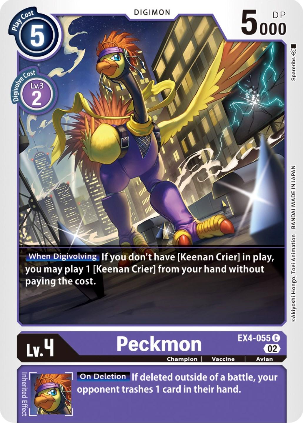 Peckmon #EX4-055