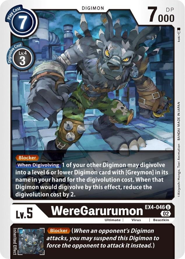 WereGarurumon #EX4-046