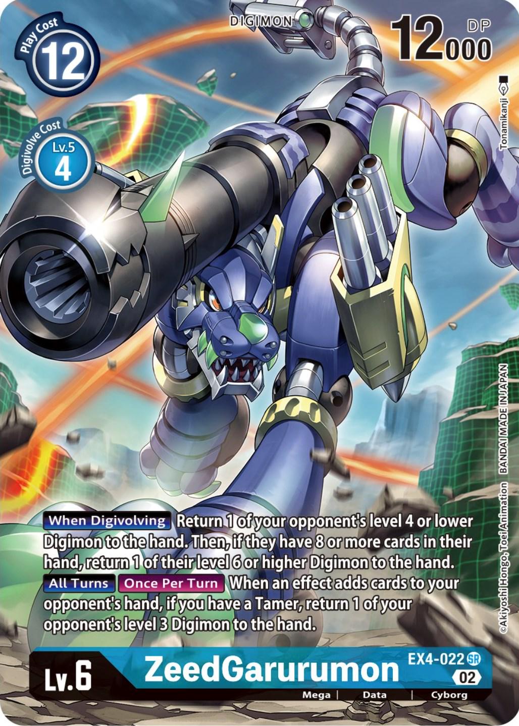 ZeedGarurumon [Alternate Art Foil] #EX4-022