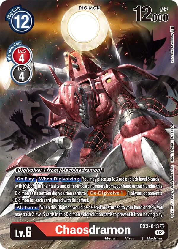 Chaosdramon [Alternate Art Foil] #EX3-013