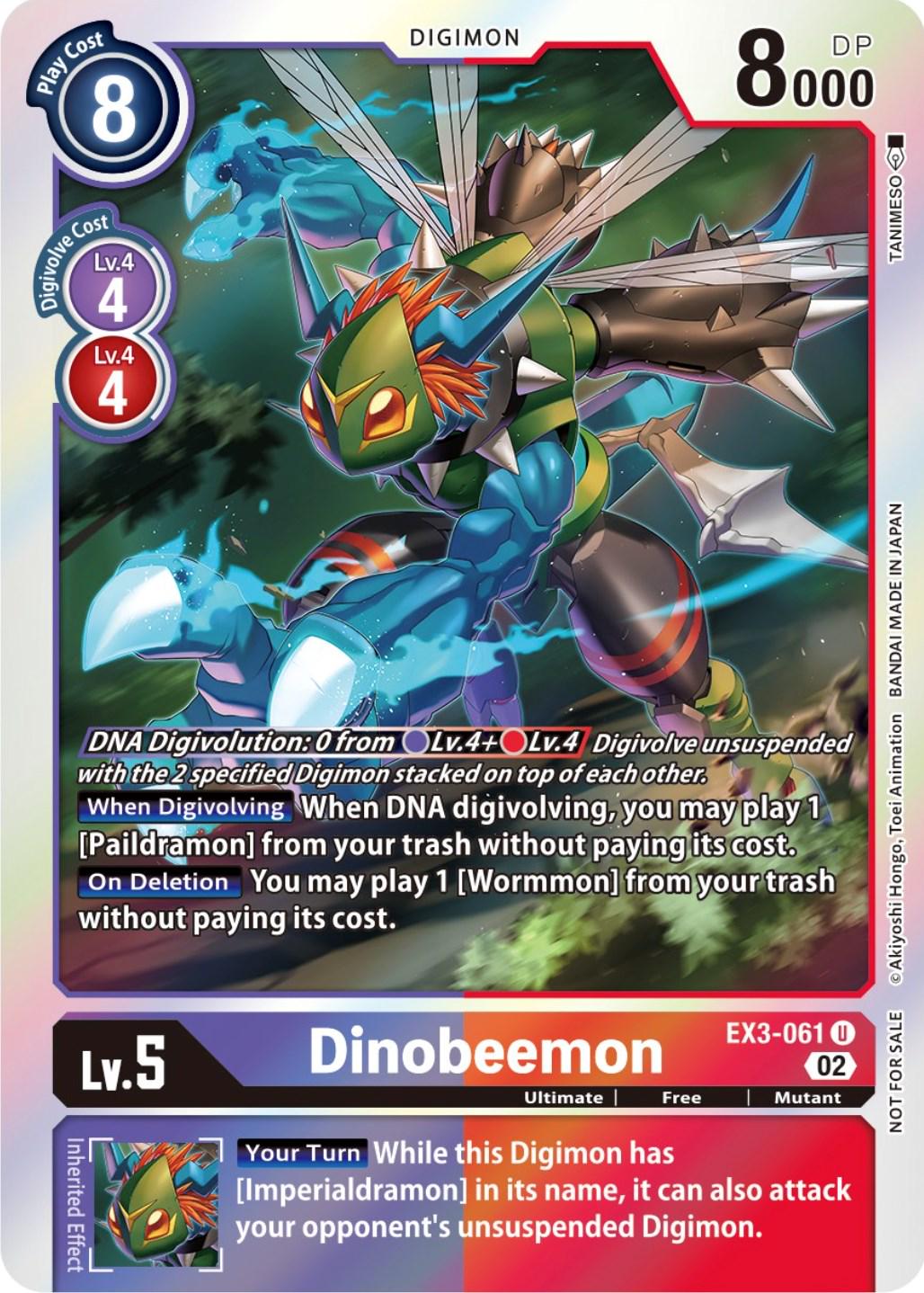 Dinobeemon [Box Topper Foil] #EX3-061