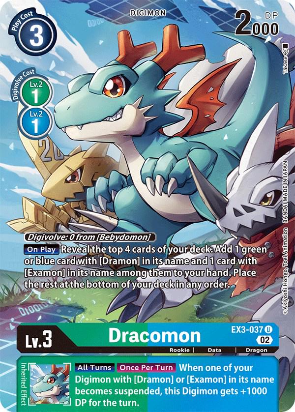 Dracomon [Alternate Art Foil] #EX3-037