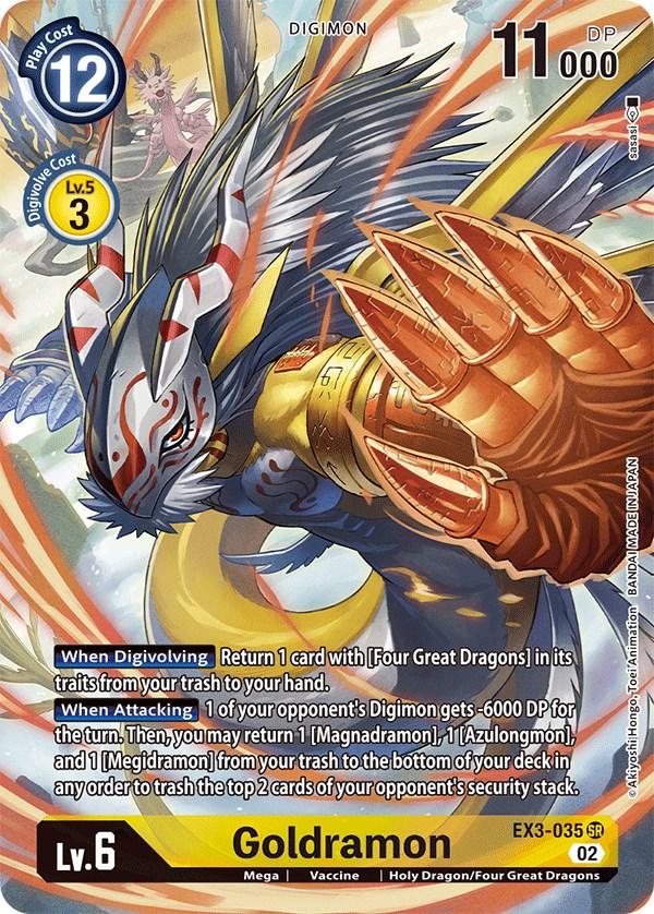Goldramon [Alternate Art Foil] #EX3-035