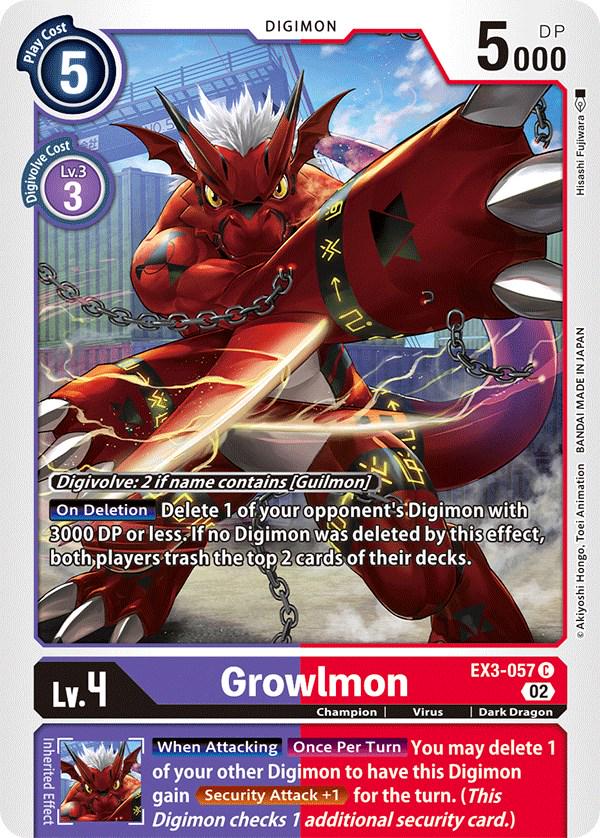 Growlmon #EX3-057