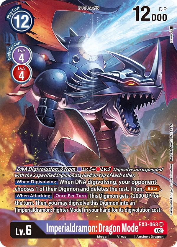 Imperialdramon: Dragon Mode [Alternate Art Foil] #EX3-063