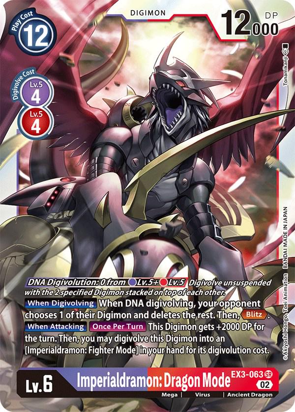 Imperialdramon: Dragon Mode [Foil] #EX3-063