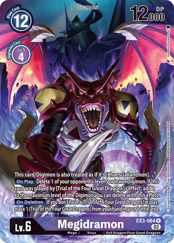 Megidramon [Alternate Art Foil] #EX3-064
