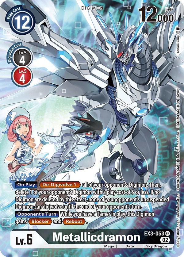 Metallicdramon [Alternate Art Foil] #EX3-053