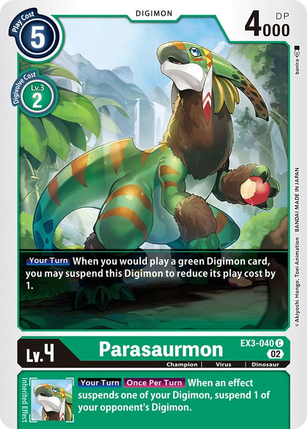 Parasaurmon #EX3-040