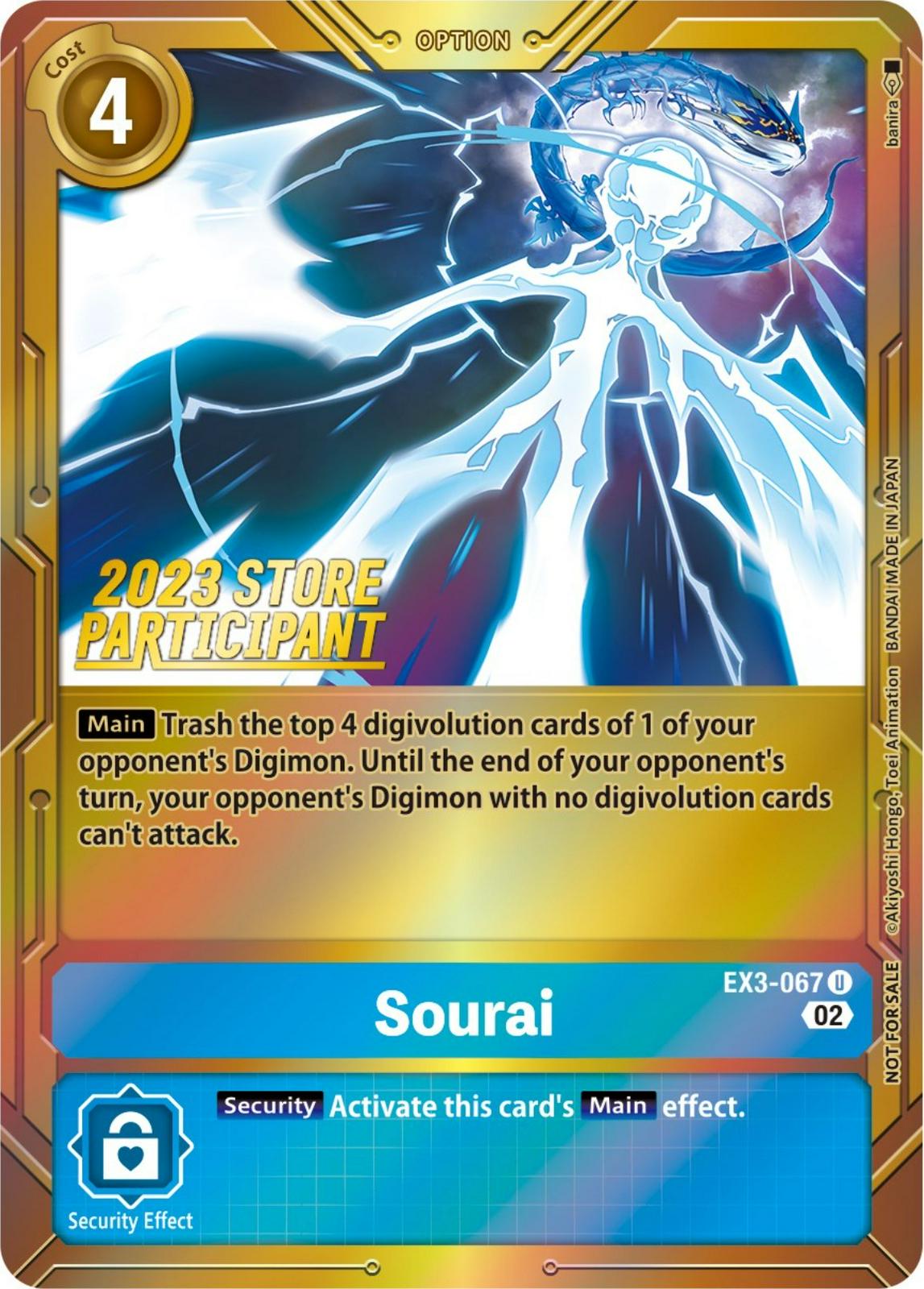 Sourai [Store Participant Foil] #EX3-067