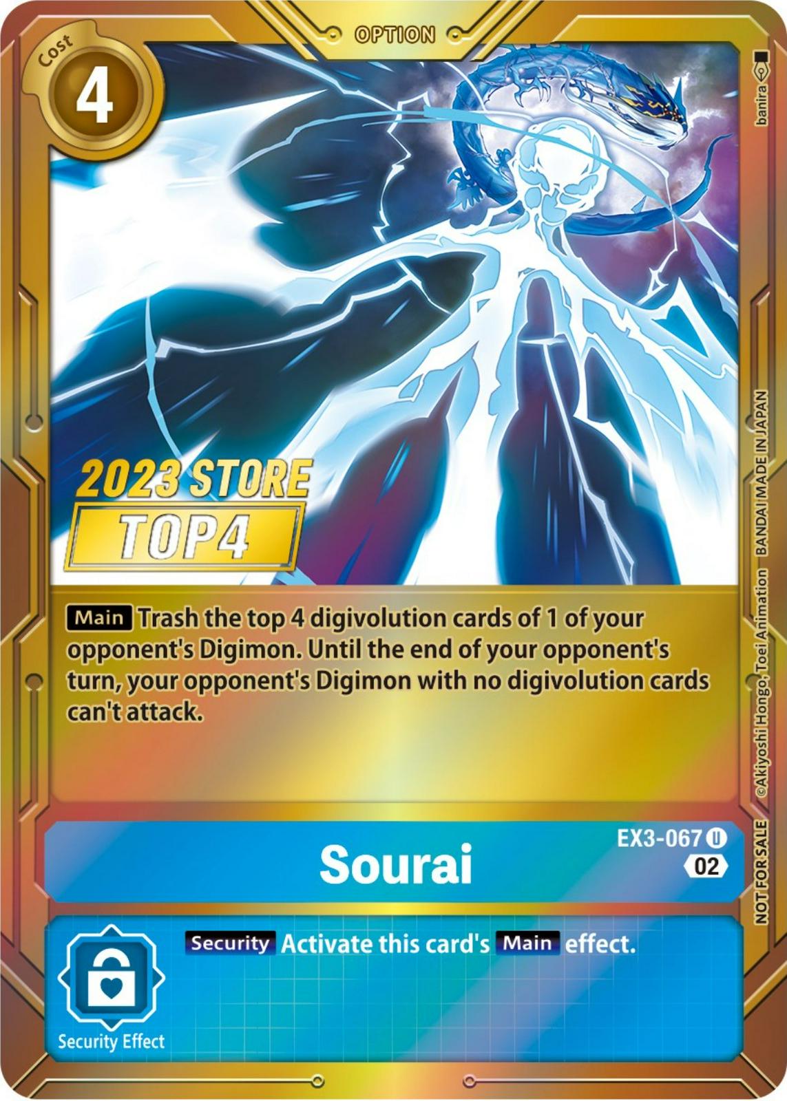 Sourai [Store Top 4 Foil] #EX3-067