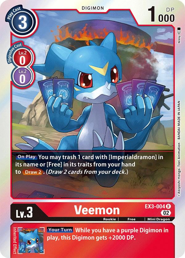 Veemon [Foil] #EX3-004