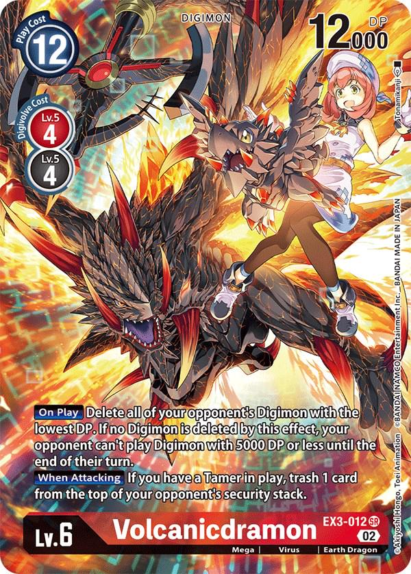 Volcanicdramon [Alternate Art Foil] #EX3-012