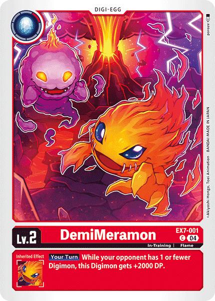 DemiMeramon #EX7-001