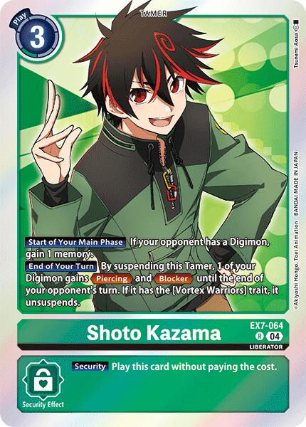 Shoto Kazama [Foil] #EX7-064
