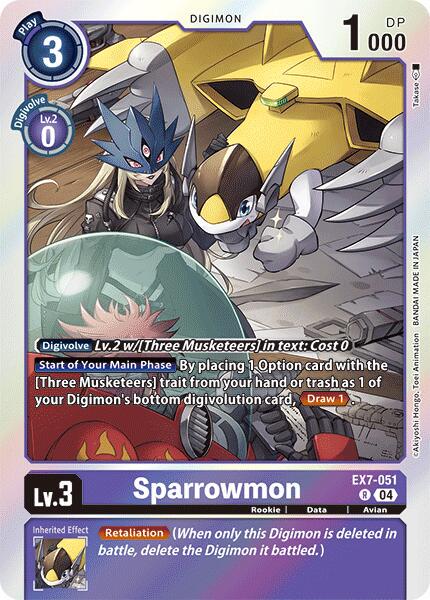 Sparrowmon [Foil] #EX7-051