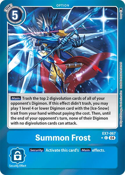 Summon Frost [Foil Foil] #EX7-067