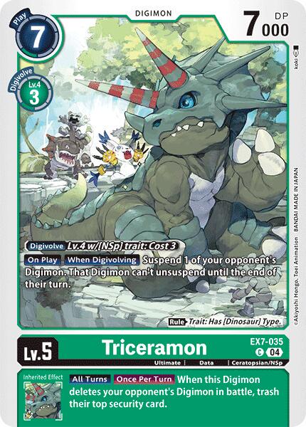 Triceramon #EX7-035