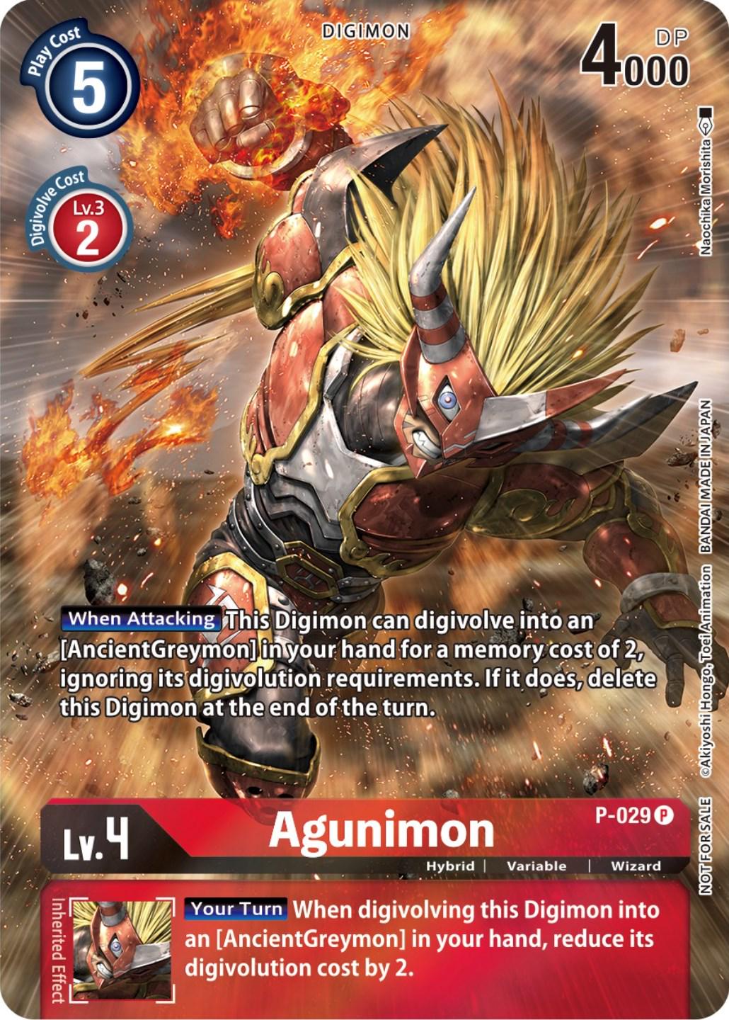 AgunimonP-029 [Anniversary Foil] #P-029 P