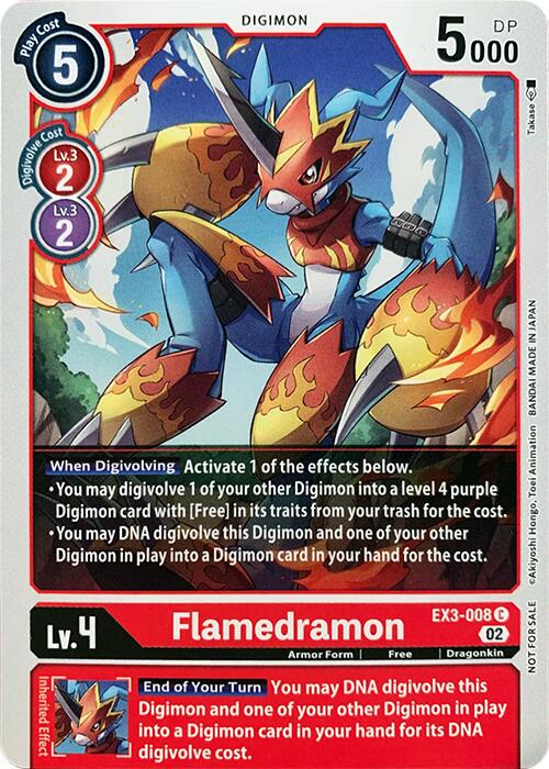 Flamedramon #EX3-008