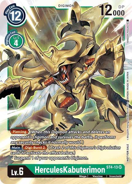 HerculesKabuterimon [Event Pack Foil] #ST4-13