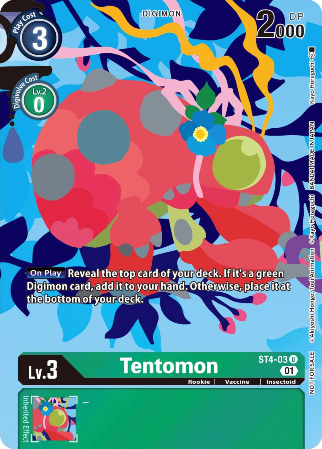 Tentomon [Tamer's Card Set Floral Fun] #ST4-03