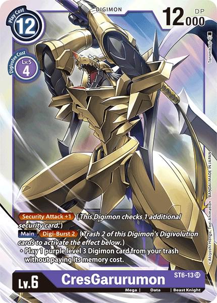 CresGarurumon [Foil] #ST6-13