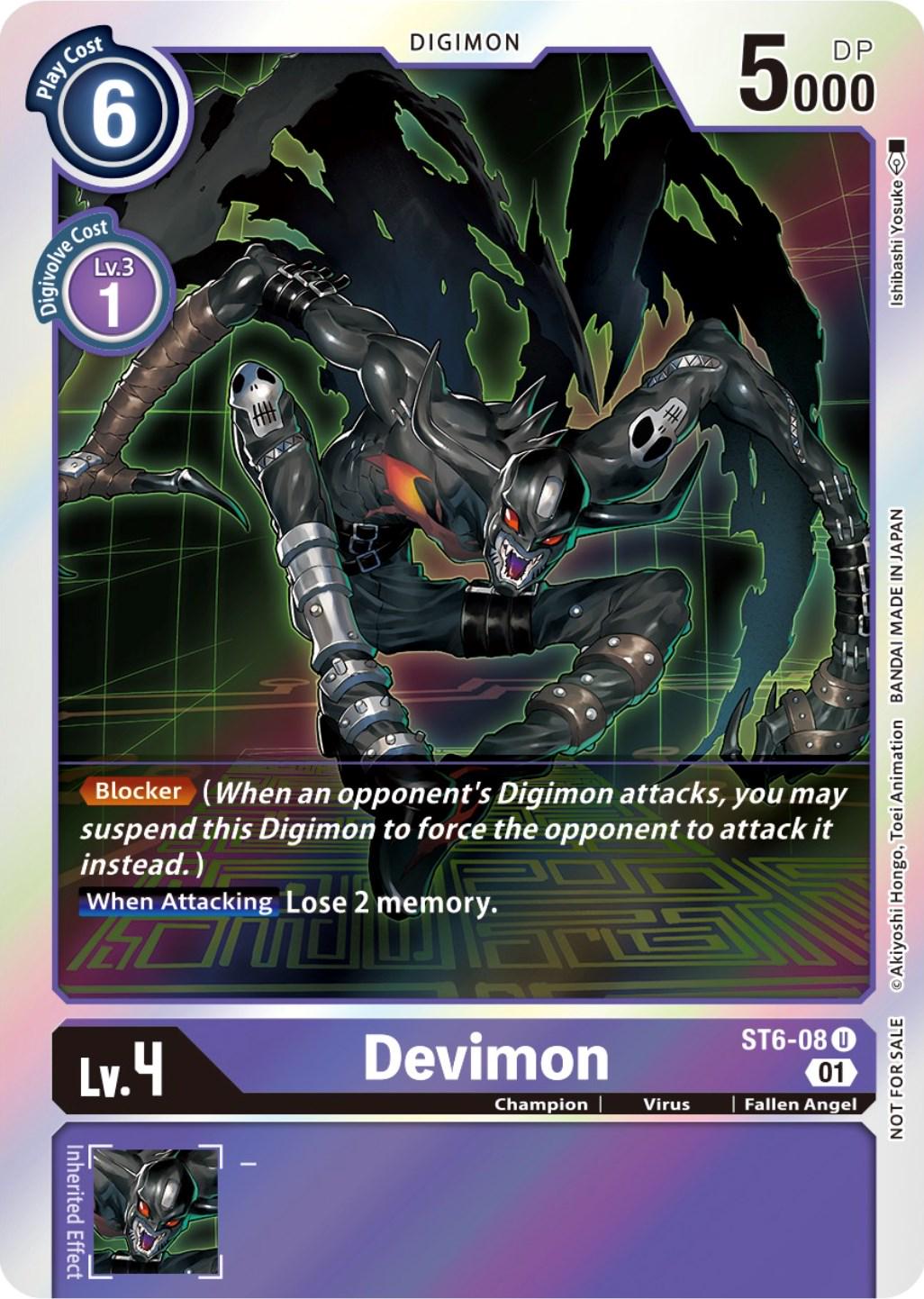 Devimon [Official Tournament Pack Foil] #ST6-08