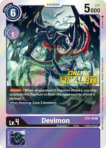 Devimon [Regional Online Finalist Foil] #ST6-08