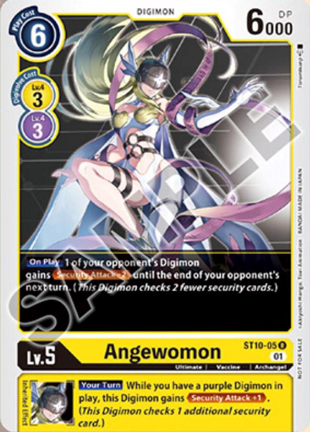 Angewomon [Tamer Goods Set Angewomon & LadyDevimon Foil] #ST10-05