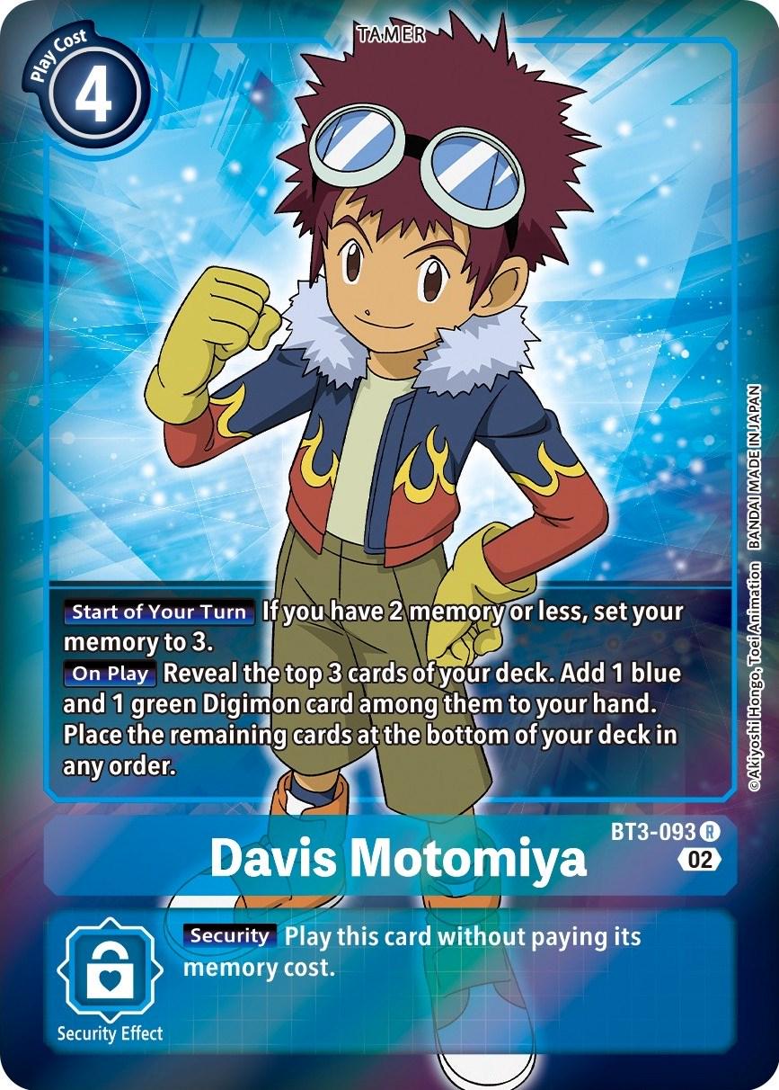 Davis Motomiya [Alternate Art Foil] #BT3-093