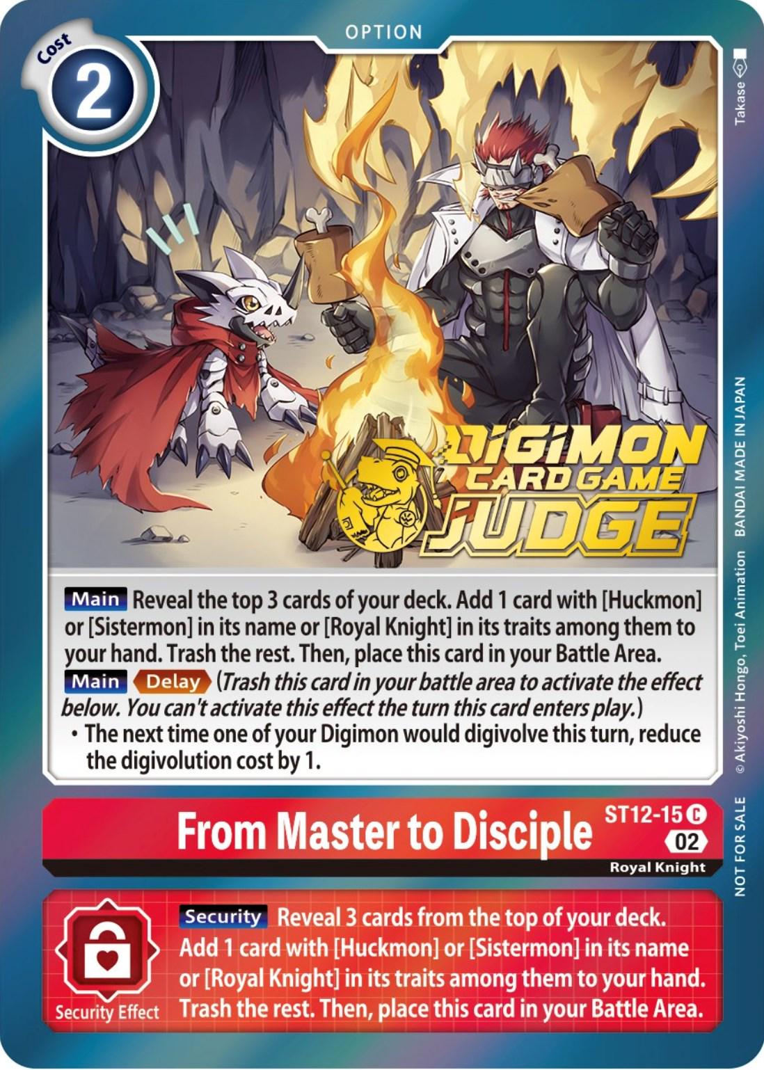 From Master to Disciple [Judge Pack Foil] #ST12-15