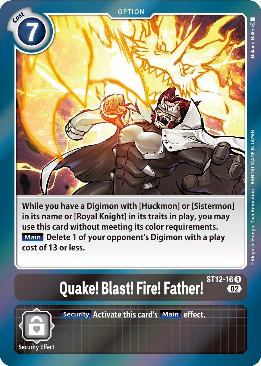 Quake! Blast! Fire! Father! [Foil] #ST12-16