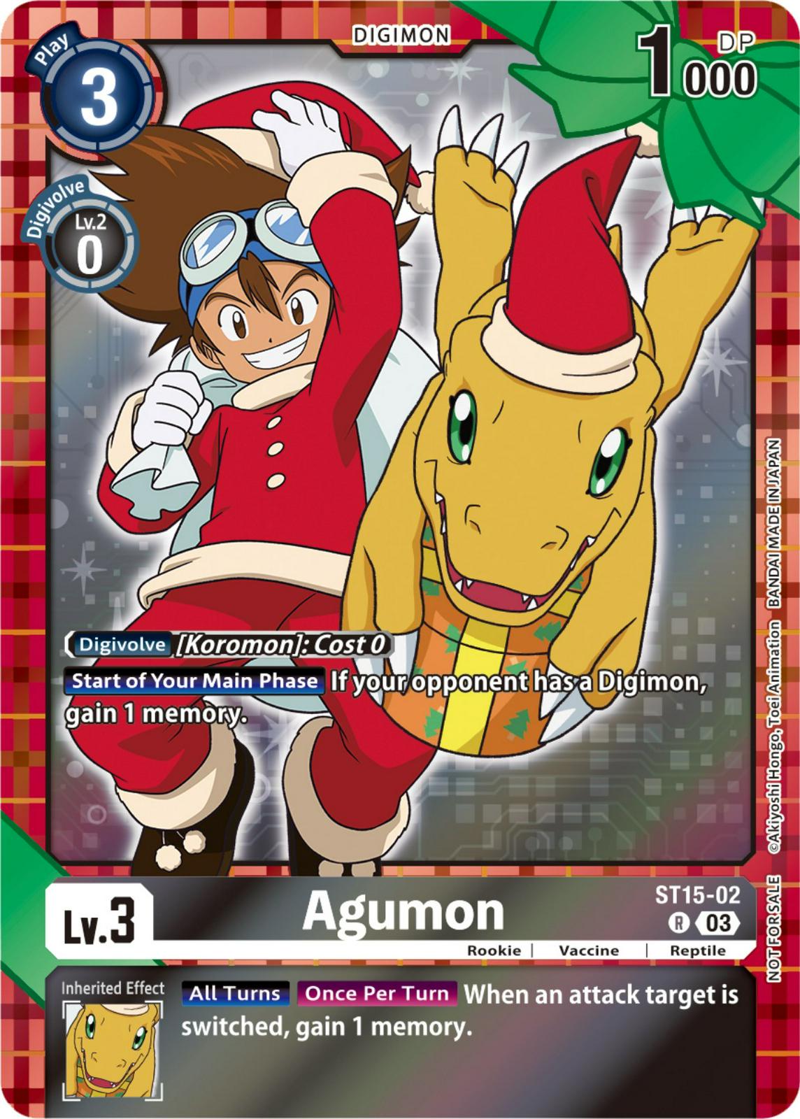 Agumon [Winter Holiday Foil] #ST15-02
