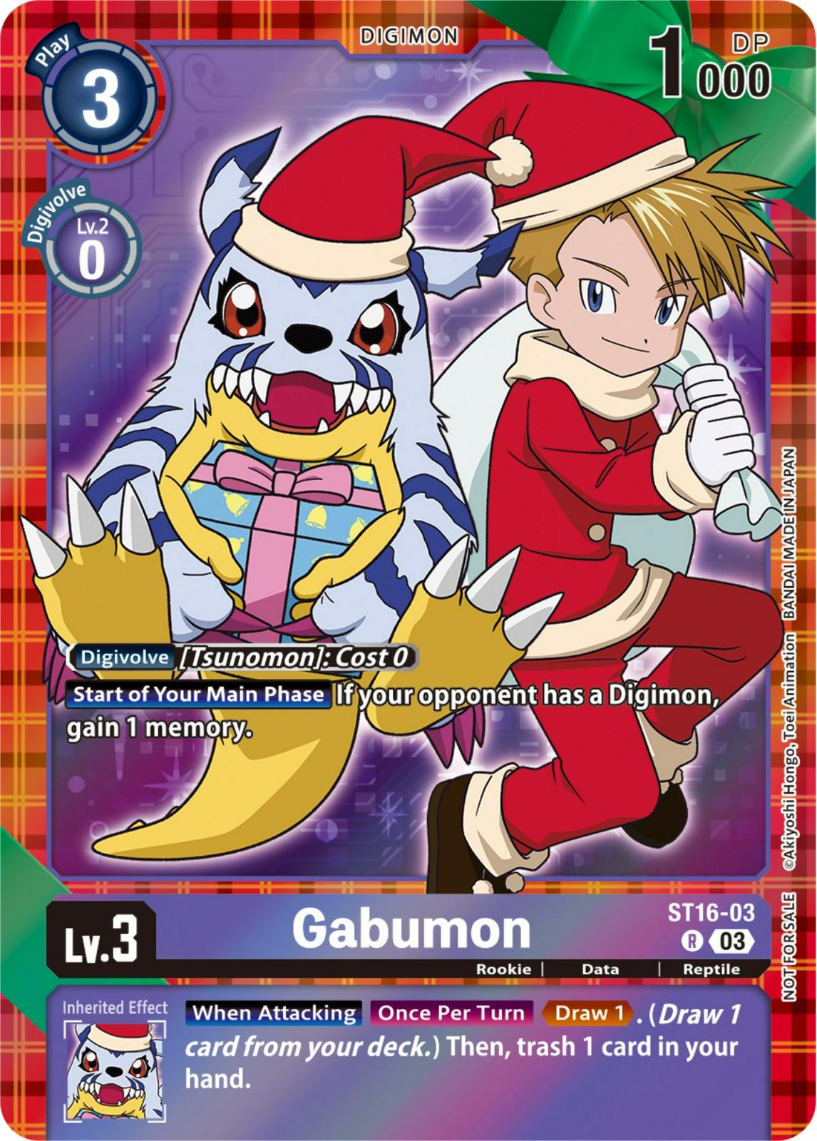 Gabumon [Winter Holiday Foil] #ST16-03