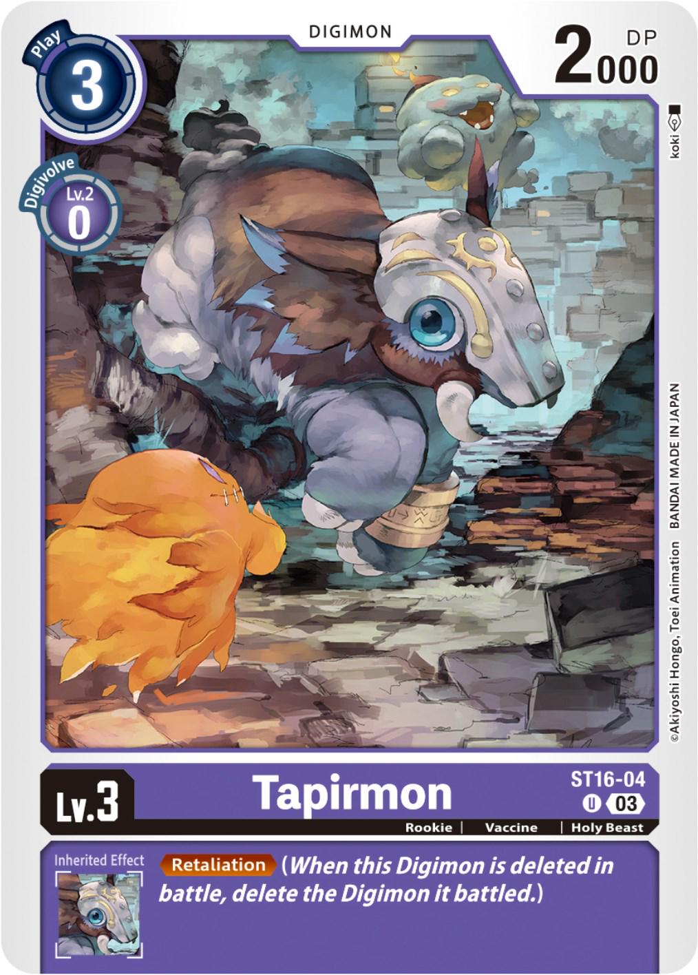 Tapirmon #ST16-04