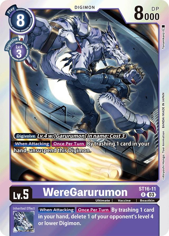 WereGarurumon [Foil] #ST16-11