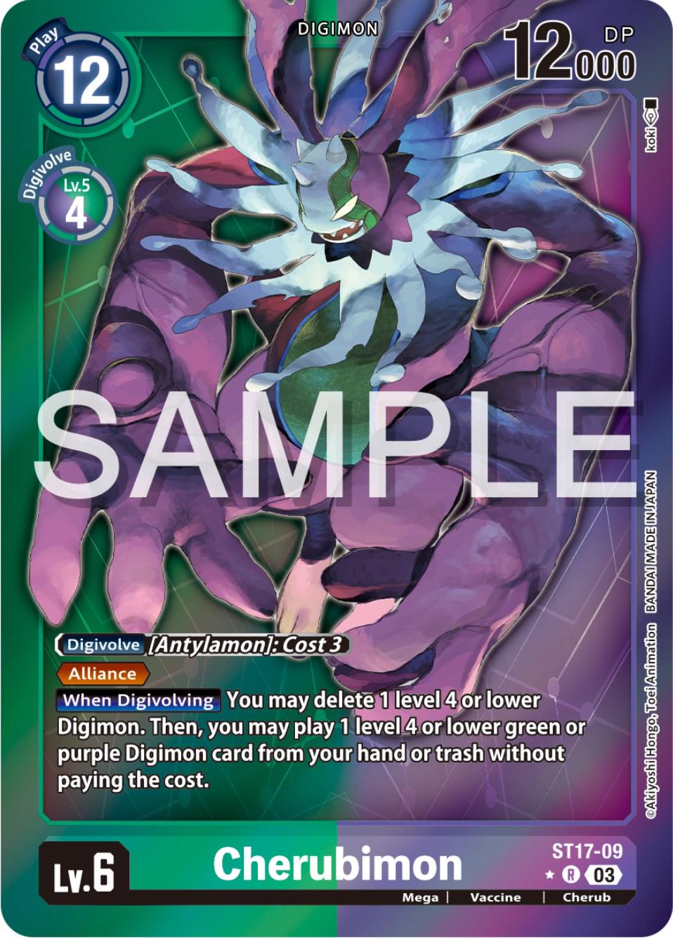 Cherubimon [Advanced Deck Set Double Typhoon Secret Pack Foil] #ST17-09