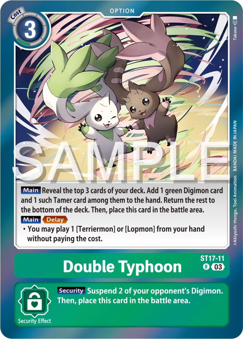 Double Typhoon [Foil] #ST17-11