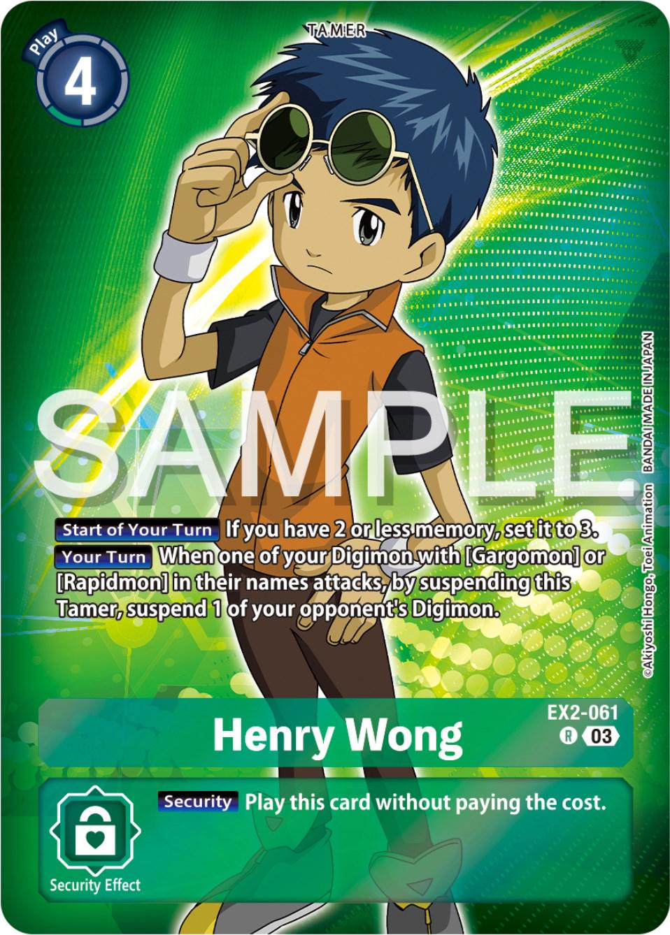 Henry Wong [Reprint Foil] #EX2-061